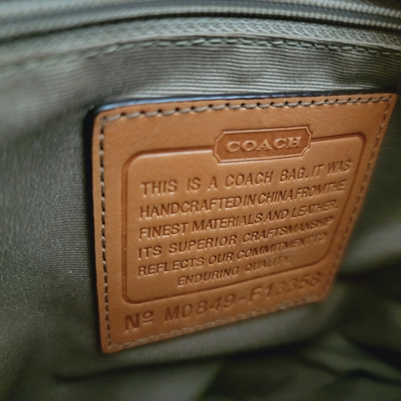 Coach Shoulder Bag bucket convertible crossbody bag Tan Vintage Style - Picture 12 of 12